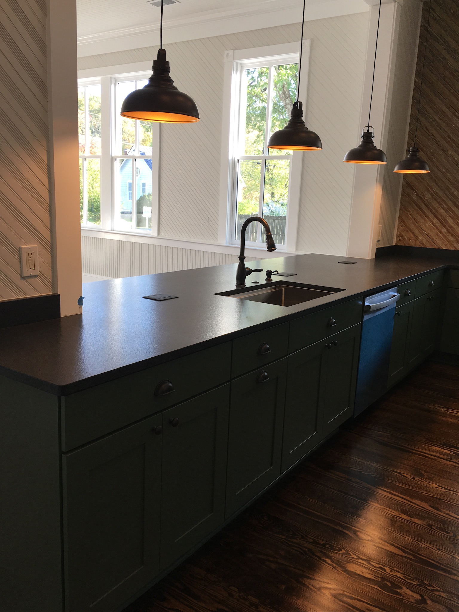 Restored schoolhouse exterior